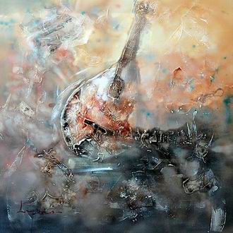 Musical Instrument oil painting